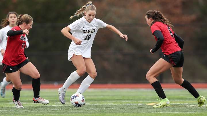 WATCH: Ramsey celebrates winning 2025 Group 2 girls soccer championship