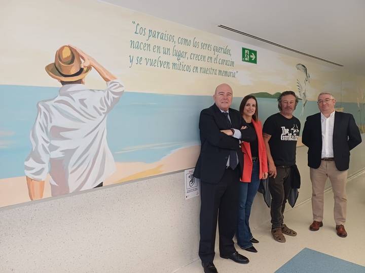Inauguración de Murales en el Hospital Santa Lucía para la Mejora de la Estancia Pacientes Oncológicos