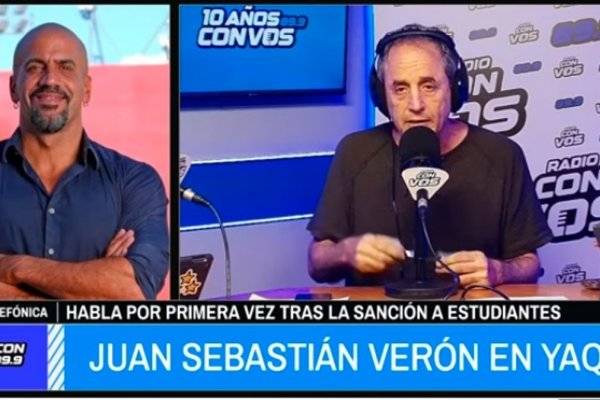 Verón habló con Tenembaum: “No terminan bien estas cosas, puede terminar con un descenso, con malos arbitrajes“