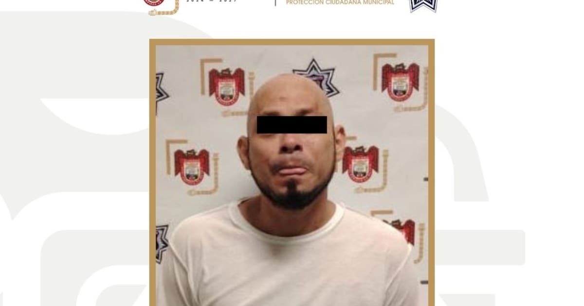 Hombre detenido por violencia familiar en la colonia Sánchez Taboada