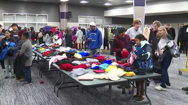 WLWT joins St. Vincent de Paul for first coat distribution of the season