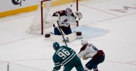 Kurashev scores 1:48 into OT, Sharks beat Avalanche 3