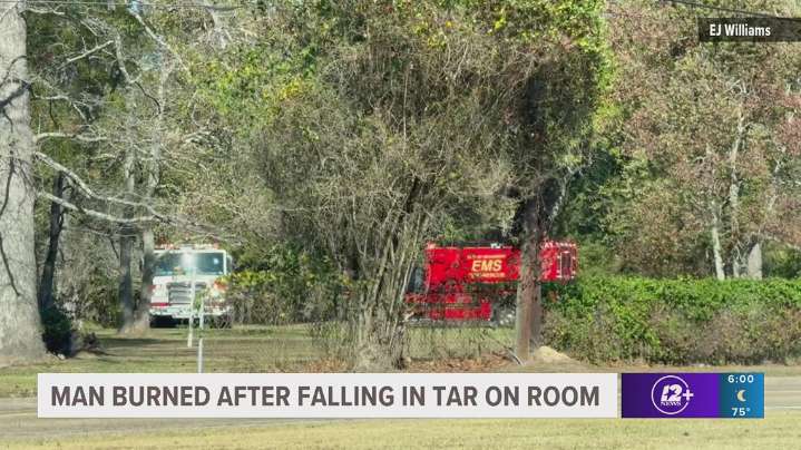 Beaumont man in stable condition after falling into hot tar while roofing