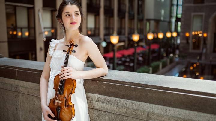 La violinista española con más proyección internacional actúa este viernes en el Auditorio de Zaragoza
