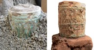 Egyptian Vase Found In Ruins Of Pompeii 'Street Kitchen'