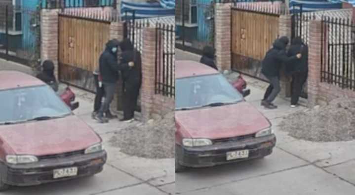 Preocupación en La Serena: Encapuchados intentan entrar a casa familiar para robar a plena luz del día