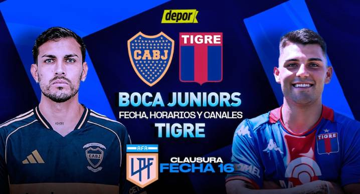 Boca vs. Tigres: fecha, horarios y canales de TV por la última fecha de la Liga Profesional Argentina