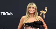 Heidi Klum's Latex Corset Is So Britney Spears