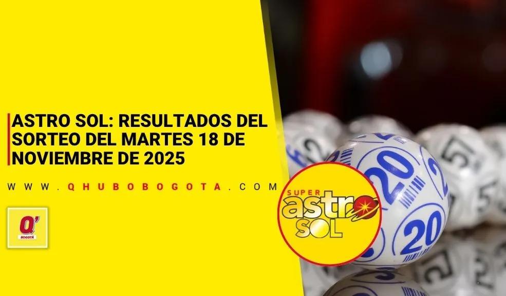 Astro Sol: resultados del sorteo del martes 18 de noviembre