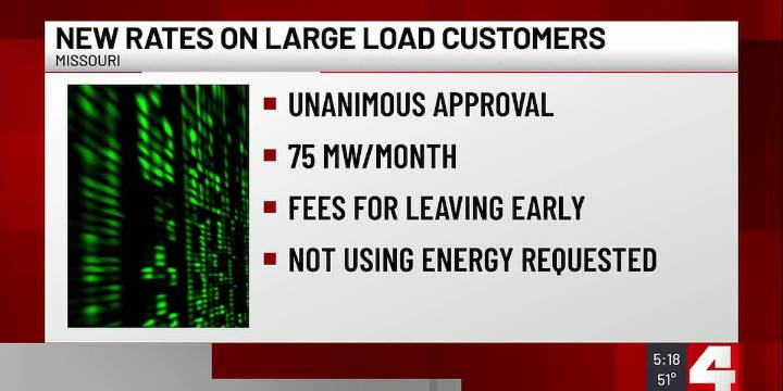 New rules approved in Missouri on data centers, power usage