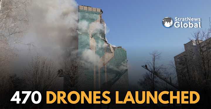 Russia Launches 470 Drones, 48 Missile On Ukraine, Kills 19
