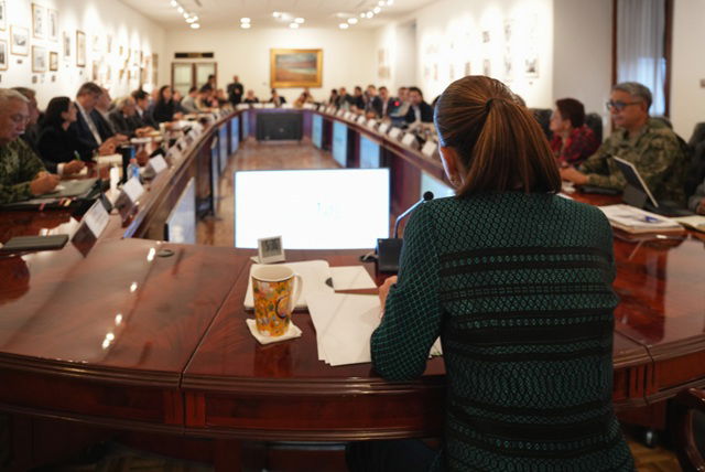 Presidente Sheinbaum encabeza reunión con Gabinete Legal y Ampliado para coordinar Plan Michoacán