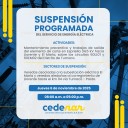 Suspensión programada del servicio de energía en zona rural de Tumaco