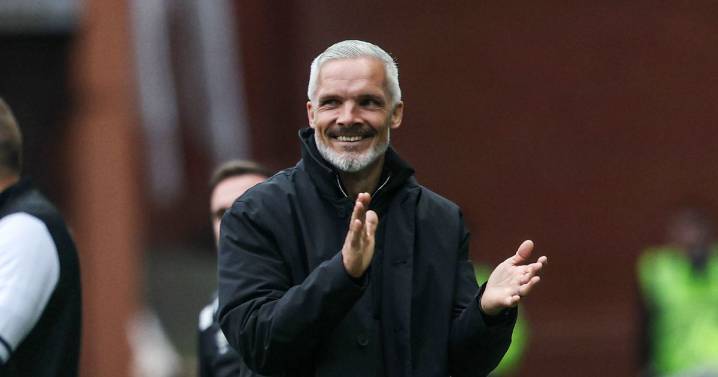 Jim Goodwin reveals frank Dundee Utd talks to get star man back to his best