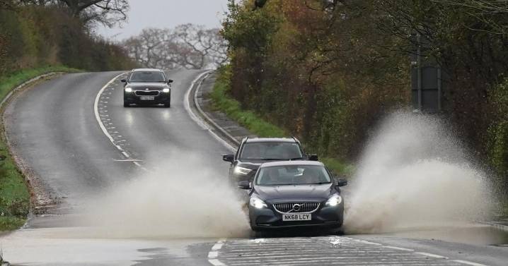 Danger to life warning in Wales as areas may see nearly a month of rain in a day