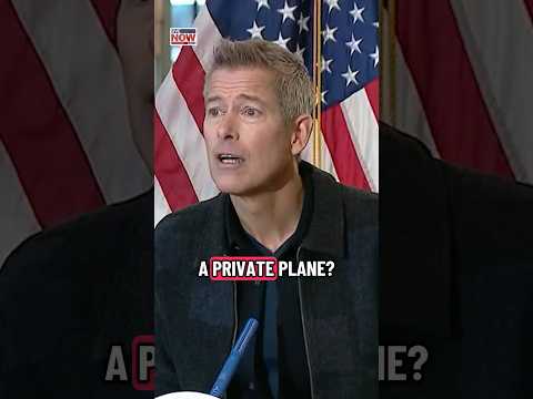 Reporter asks Sean Duffy if he flies private or commercial