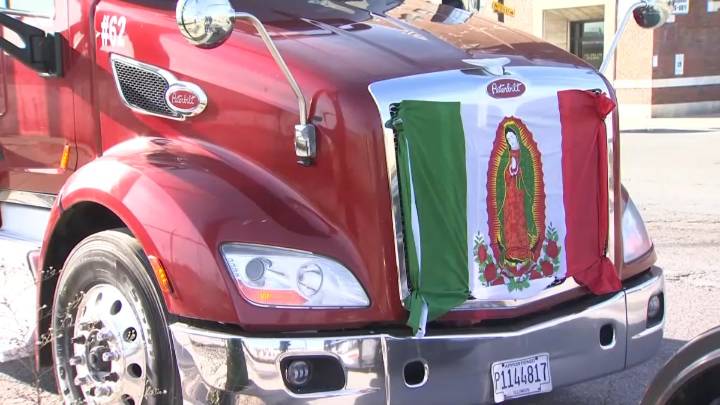 ‘Significant’ delays during procession of 100 semi trucks