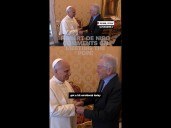 Robert De Niro comments on meeting the Pope