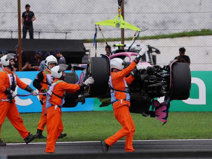 El duro choque de Franco Colapinto en el GP de Brasil: cómo fue el accidente y qué se sabe de su estado