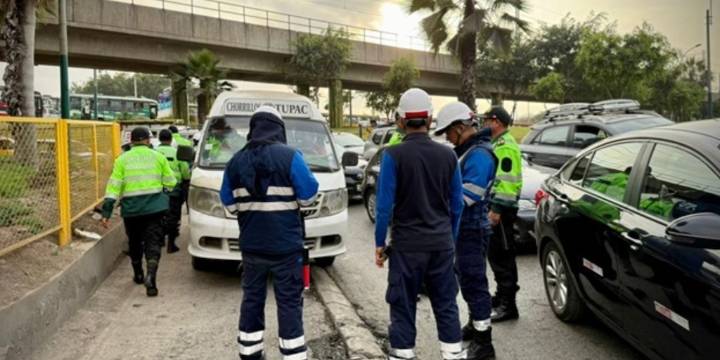 Operativos de la ATU: más de 430 vehículos de transporte informal fueron enviados al depósito durante el estado de emergencia