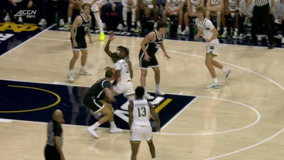 Markus Burton scores 25 points, Notre Dame turns back late rally by Bellarmine in 86