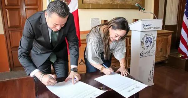 Se hermanan Pueblo Mágico y Guanajuato