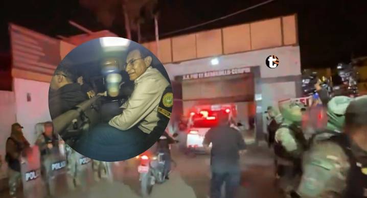 ¡Barbadillo abrió otra celda! Martín Vizcarra fue trasladado en un espectacular operativo para cumplir sus 14 años de sentencia El expresidente inició su ingreso al sistema penitenciario horas después
