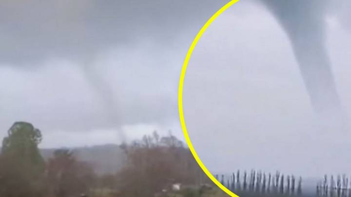 Meteorología emite aviso por "probable desarrollo de nubes convectivas con características tornádicas" en zonas de cuatro regiones