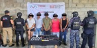 Detienen a 5 presuntos integrantes del CJNG con armas y drogas en Chiapas