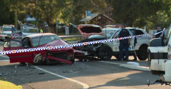 North St Marys: Three injured after head-on collision involving police car