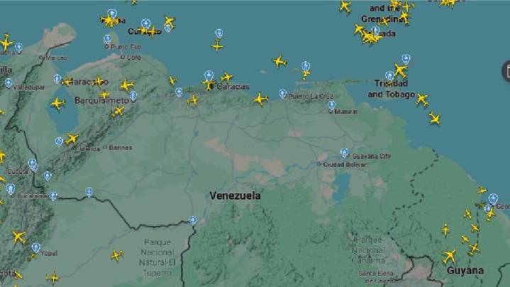 Espacio aéreo venezolano se mantiene operativo pese a la declaración unilateral de Trump