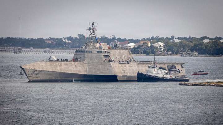 Navy commissions the USS Pierre, last Independence-class littoral combat ship
