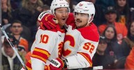 Huberdeau scores twice to lift Flames over Flyers 2