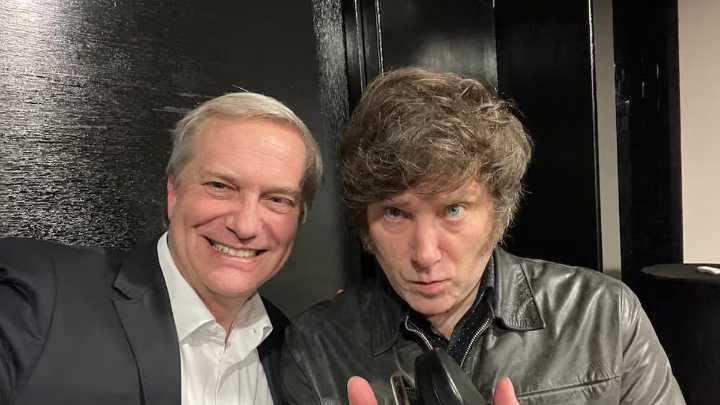Milei mantuvo una conversación con el candidato a presidente José Kast