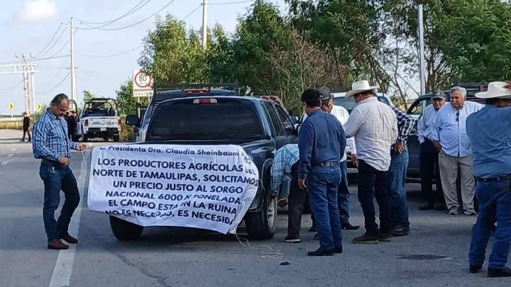 Campesinos organizan bloqueos masivos en Tamaulipas; así será la protesta del martes