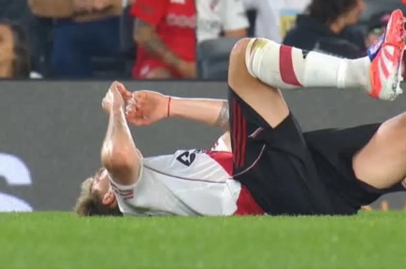 Se lesionó un titular de River y se perderá el Superclásico ante Boca