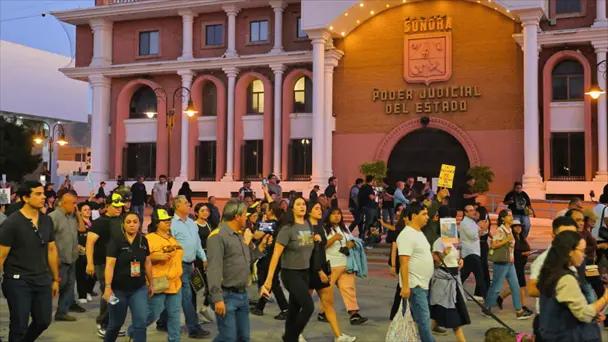 Marcha pacífica en Hermosillo por víctimas de Waldos