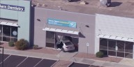 No injuries reported after car slams into Mesa dental office