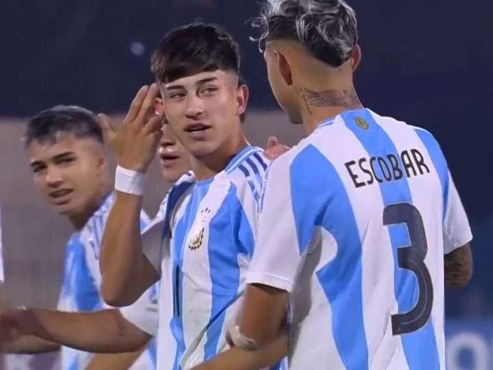 La Sub 17 de Argentina hizo una de la Scaloneta: el golazo de Ramiro Tulián, igualito al de Enzo Fernández también contra México, en Qatar y en un Mundial
