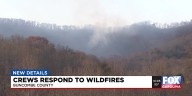Crews bring 2 Buncombe Co wildfires to greater containment