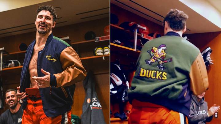 Star Wears: Anaheim Ducks award Gordon Bombay 'Mighty Ducks' jacket to player of game