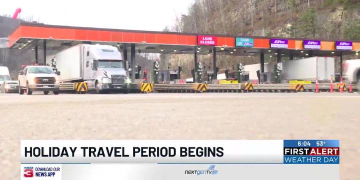 Holiday travel period begins