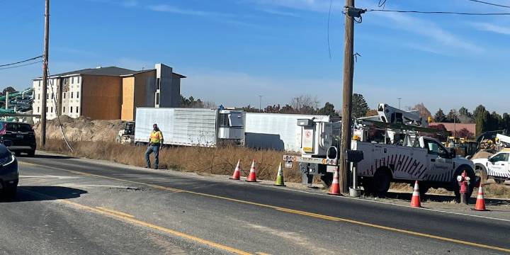 Cement truck damages fiber-optic cable line in Twin Falls