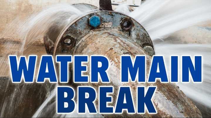 Large water main rupture causes disruption in city of Tatum