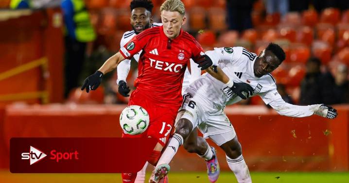 Aberdeen’s Conference League hopes hang in balance after draw with Noah