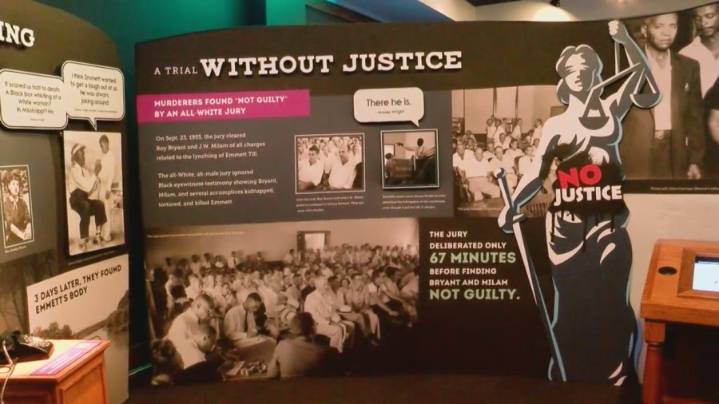 Community group tours Emmett Till exhibit at Mosaic Templars Cultural Center