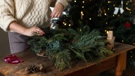 The Affordable Way To Give A Thrift Store Christmas Wreath A Major DIY Upgrade