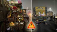 Two Trucks Collide On PJR Flyover In Gachibowli: Several Injured