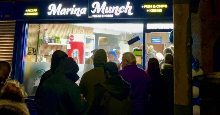 Thornaby chippy Marina Munch breaks records on anniversary