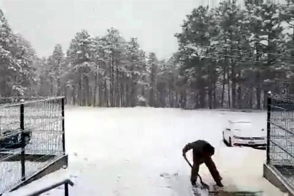 Alertan por primera tormenta invernal